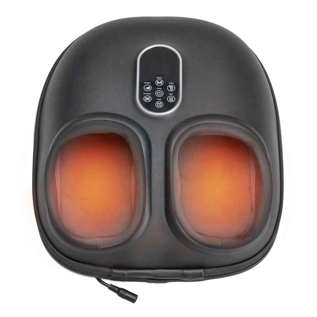 Shiatsu foot massager with heat