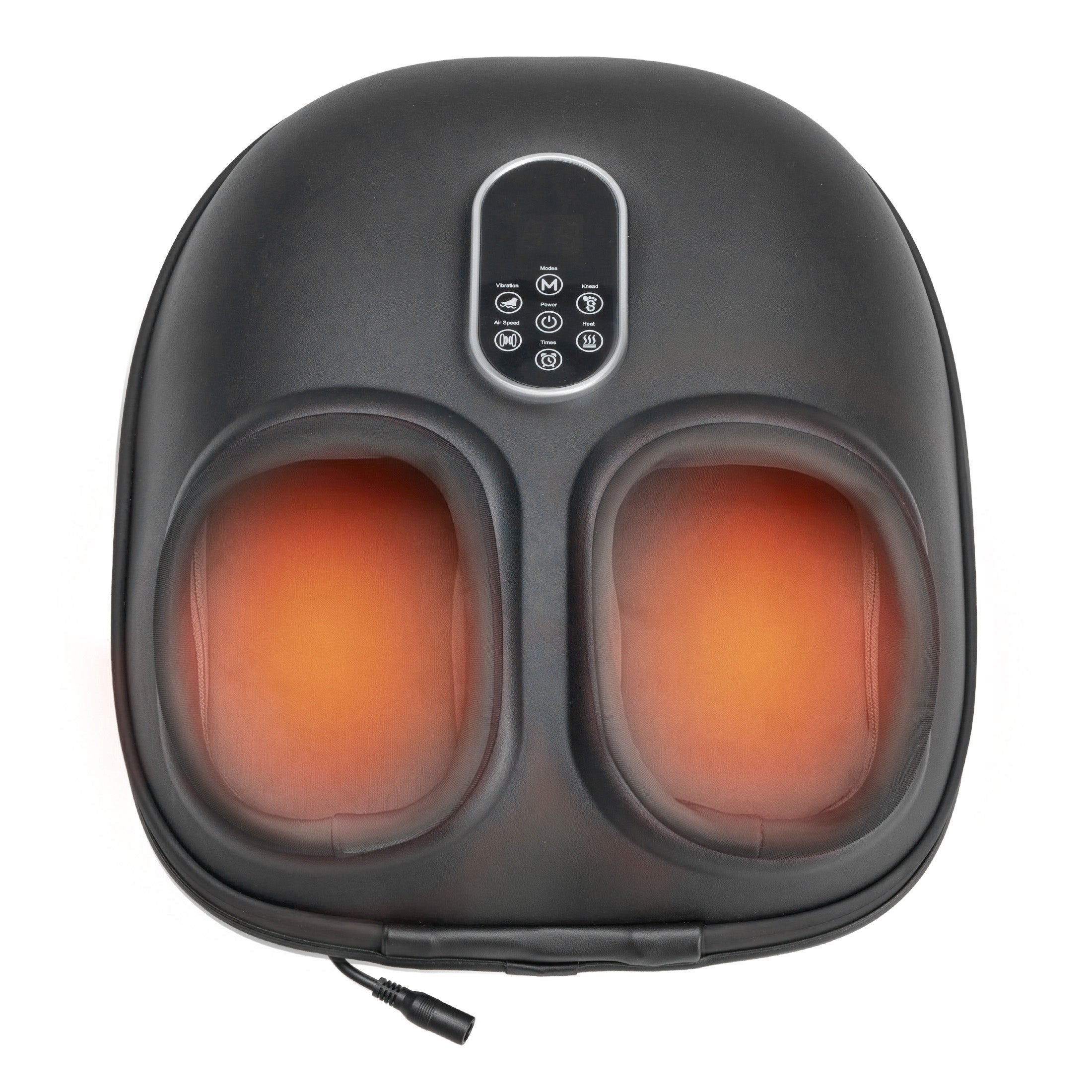 Shiatsu foot massager with heat