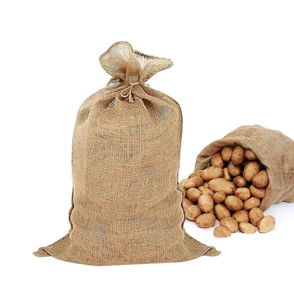Reusable jute food storage bag