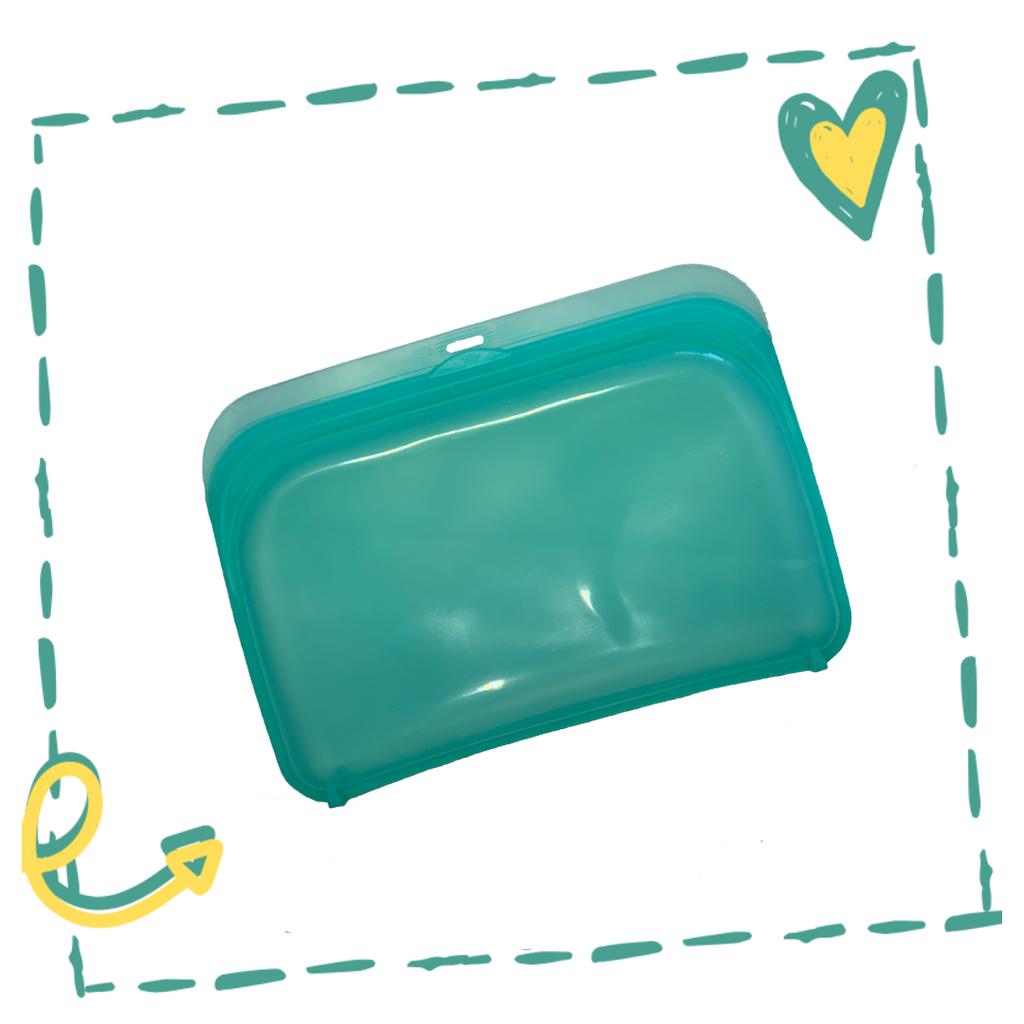 Reusable Silicone Food Storage Bag — Leakproof, Freezer & Microwave Safe